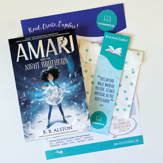 Amari And The Night Brothers, an epic supernatural adventure for middle grade readers from A Pocketful Of Books