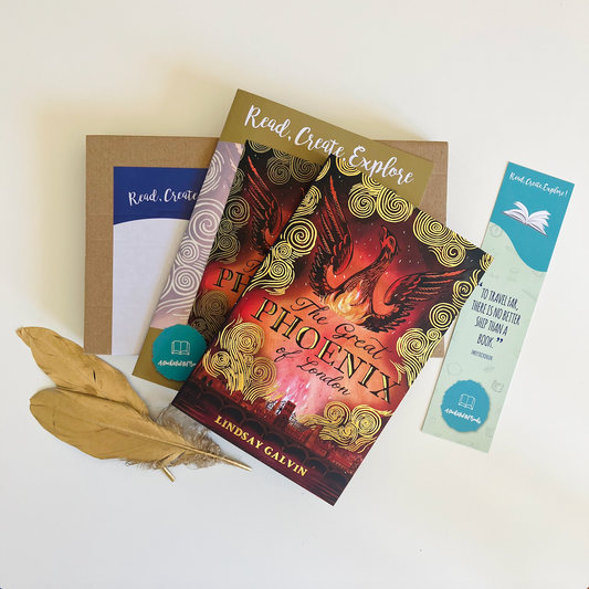 Monthly book subscription for kids with The Great Phoenix Of London by Lindsay Galvin
