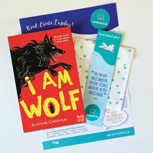 I Am Wolf, a book by Alastair Chisholm, plus themed extras. Handpicked English books for kids.