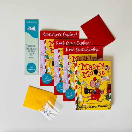 Children's monthly book subscription with Marty Moose by Claire Powell