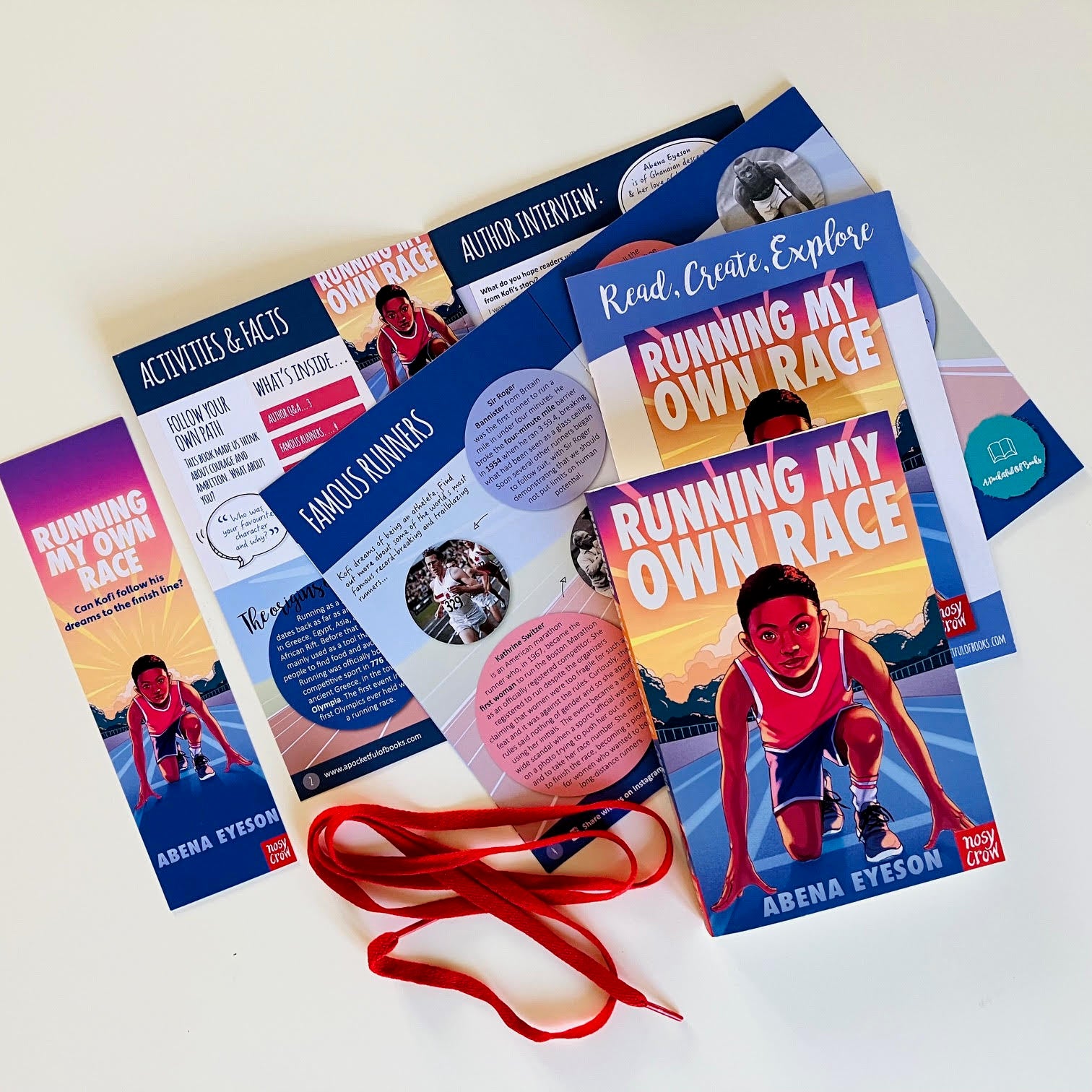 Book subscription for kids with Running My Own Race by Abena Eyeson