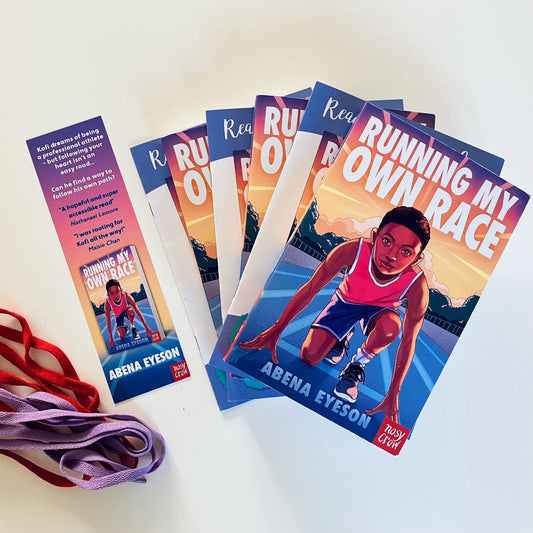 Book subscription for kids with Running My Own Race by Abena Eyeson