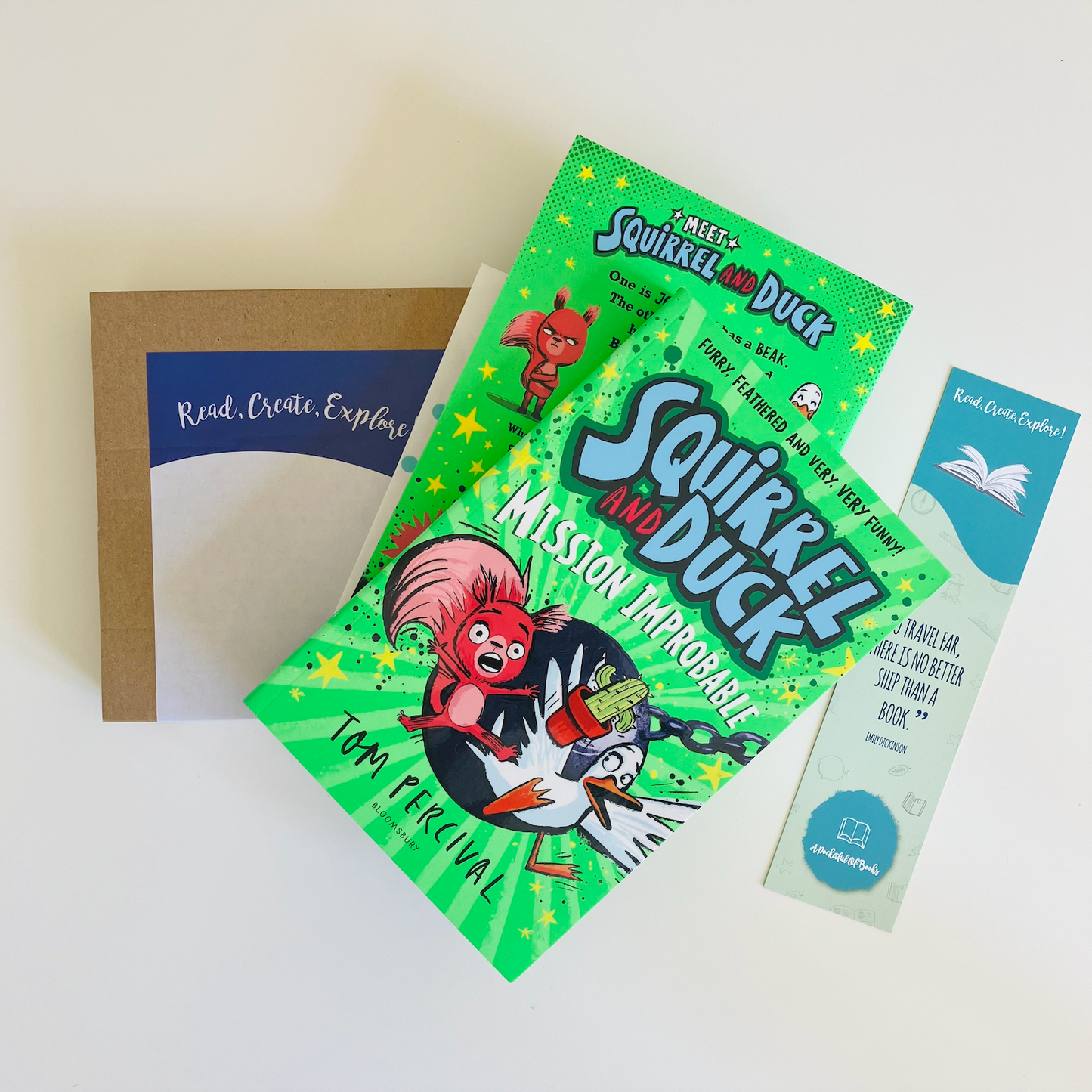 Squirrel And Duck, Mission Improbable, by Tom Percival