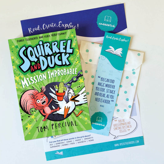 Squirrel And Duck: Mission Improbable by Tom Percival