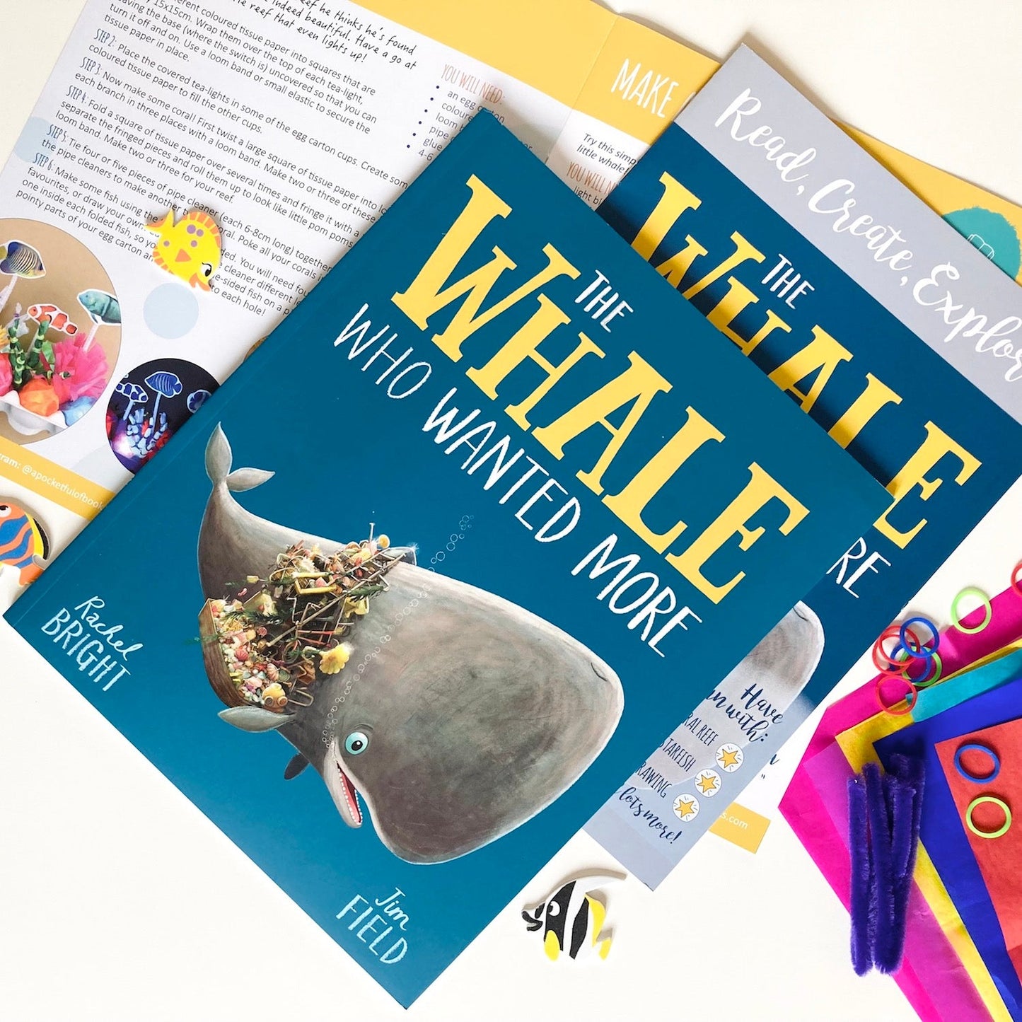 A Pocketful of Books, a children's book club providing monthly book deliveries with tailor made activities.