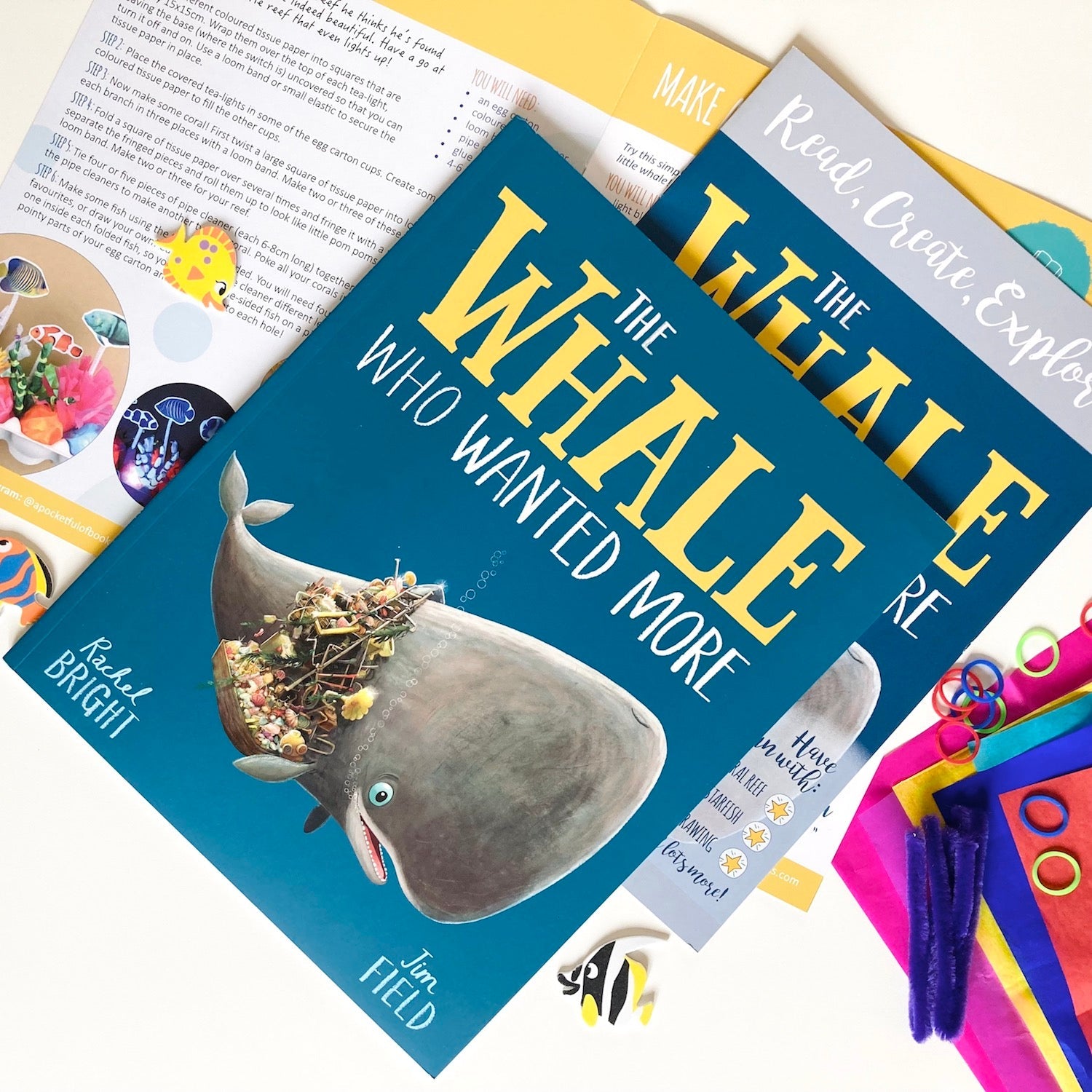 A Pocketful of Books, a children's book club providing monthly book deliveries with tailor made activities.