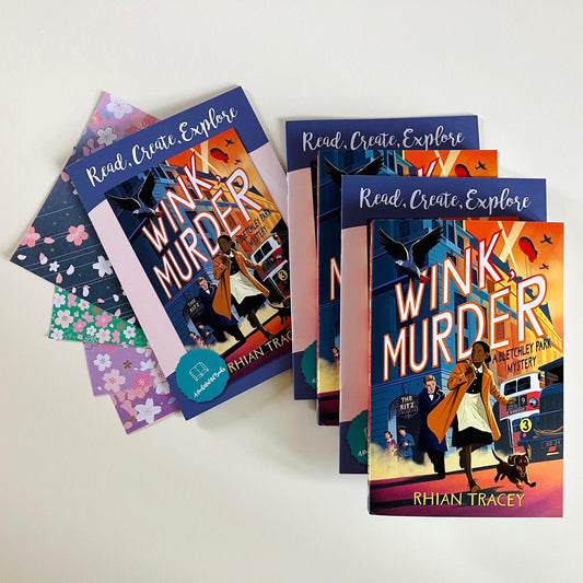 Monthly kids book subscription featuring Bletchley Park Mystery by Rhian Tracey