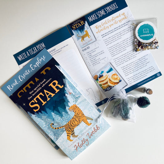 A magical book box for young readers, from A Pocketful of Books, children's book subscription with brilliant books and tailor made activities.