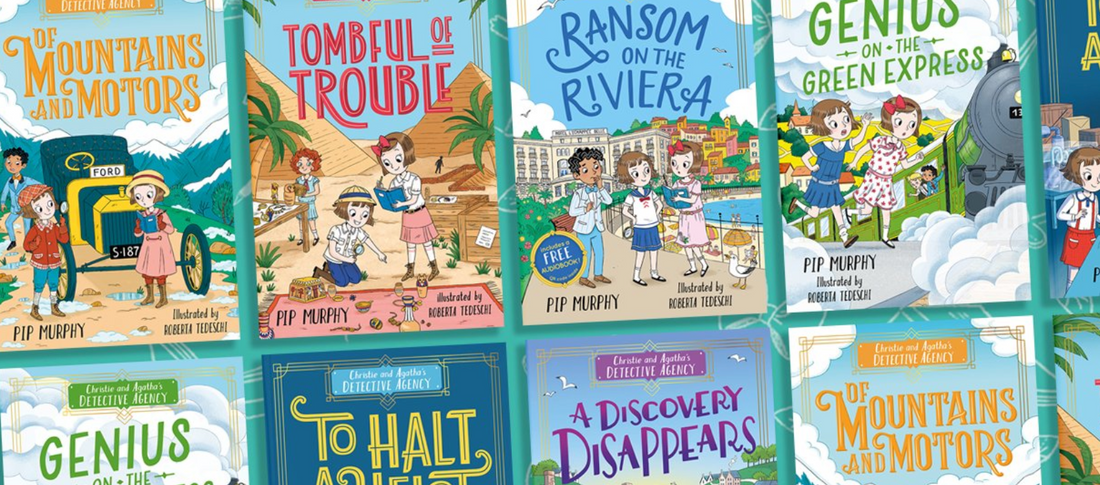 Christie and Agatha's Detective Agency books by Pip Murphy