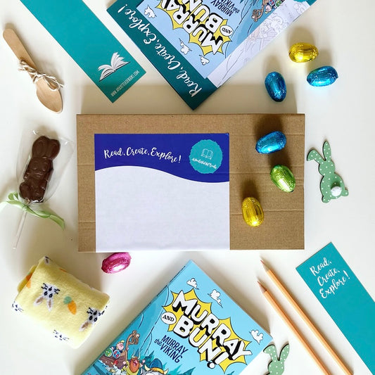 Easter Book Box, a treat box for young bookworms