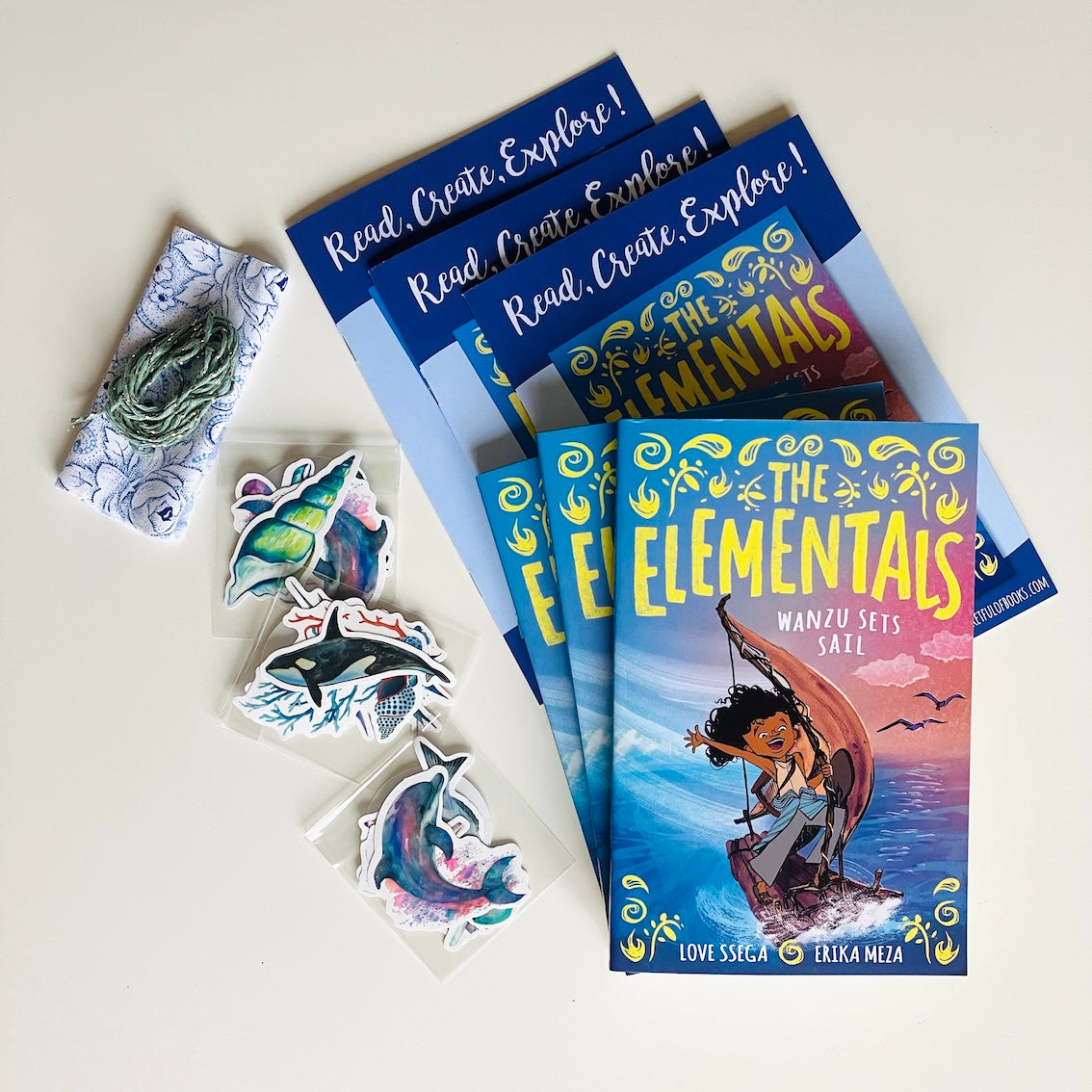 The Elementals Wanzu Sets Sail by Love Ssega in our monthly children's book subscription. 