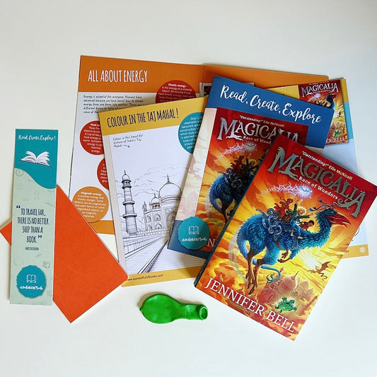 Kids book subscription with Magicalia Race of Wonders by Jennifer Bell