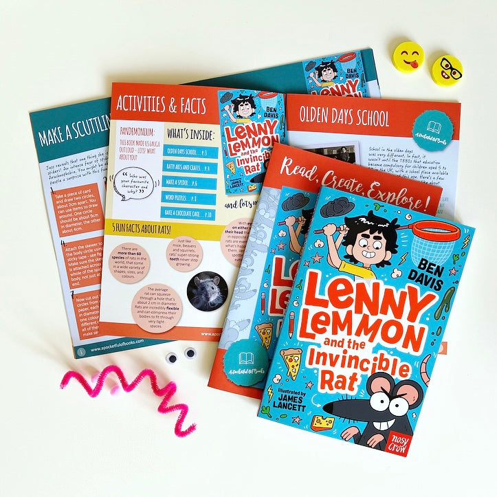 Kids book subscription with Lenny Lemmon And The Invincible Rat by Ben Davis