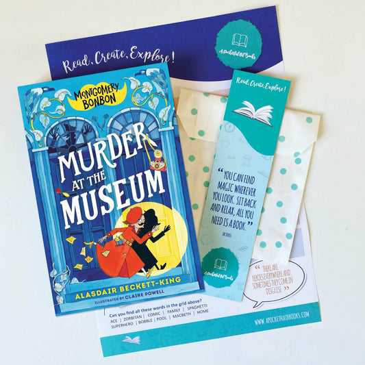 Montgomery Bon Bon Murder At The Museum middle grade book for kids