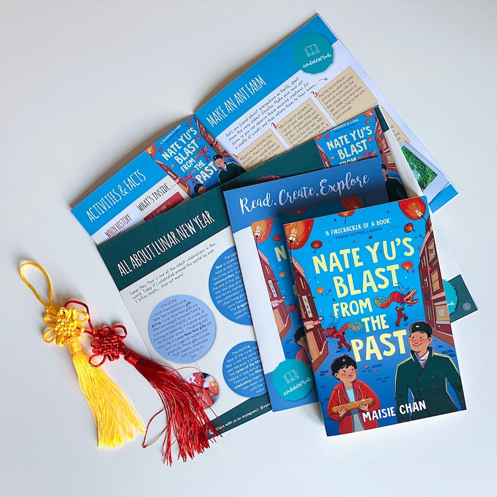 Children's Book Subscription Box  for middle grade readers with Nate Yu's Blast From The Past by Maisie Chan