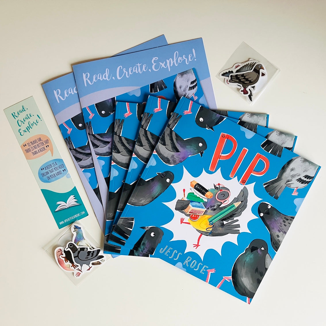 Monthly kids book subscription for younger readers featuring Pip by Jess Rose