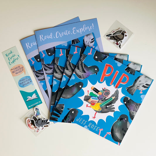 Monthly kids book subscription for younger readers featuring Pip by Jess Rose