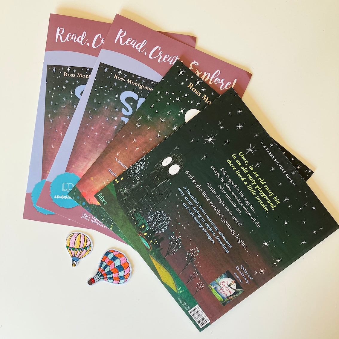 Monthly book subscription for kids with Space Tortoise a picture book by Ross Montgomery.