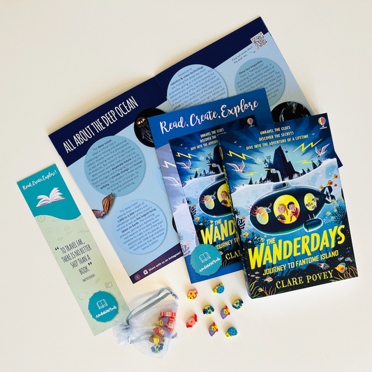 Kids book subscription featuring The Wanderdays by lare Povey