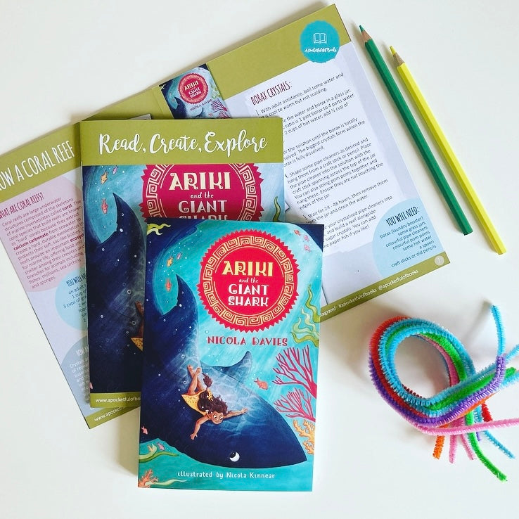 Book subscription for kids featuring Ariki and the Giant Shark